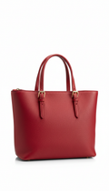 Italian Leather Bag With Sharp Geometry