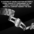 Men's Luxury Stainless Steel Strap Quartz Watch Simple Business Classic Waterproof Calendar Can Be Wholesale Customized