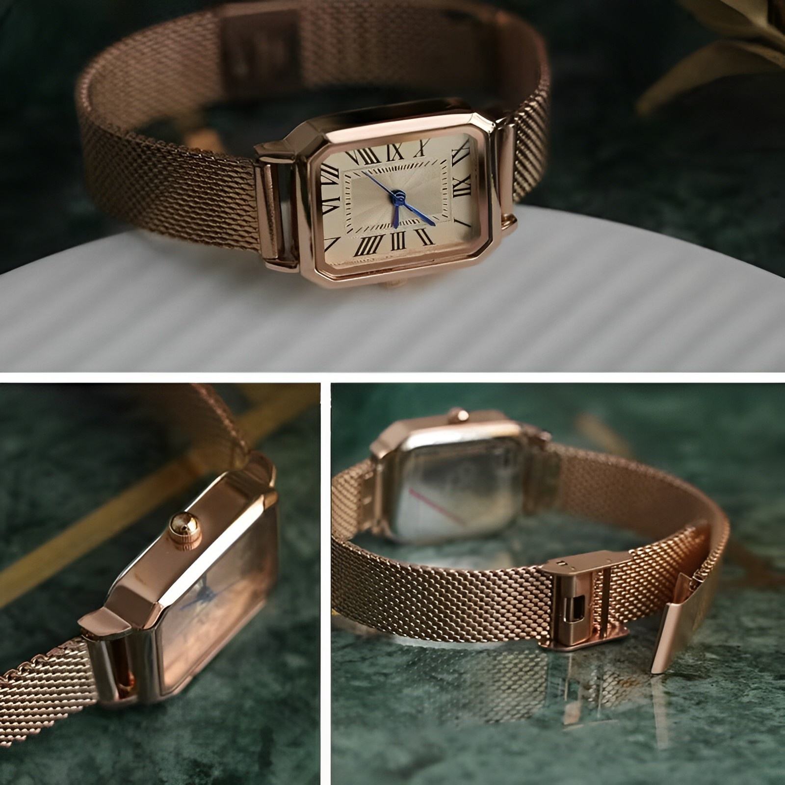 Women's Watch Rose Gold Life Waterproof Quartz Watch